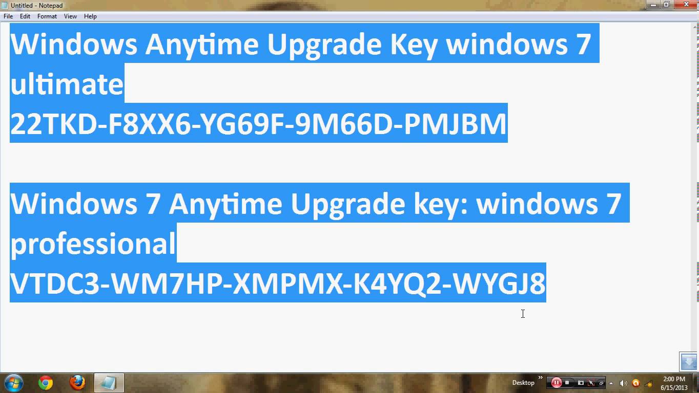 Windows 7 ultimate 32 bit activation key